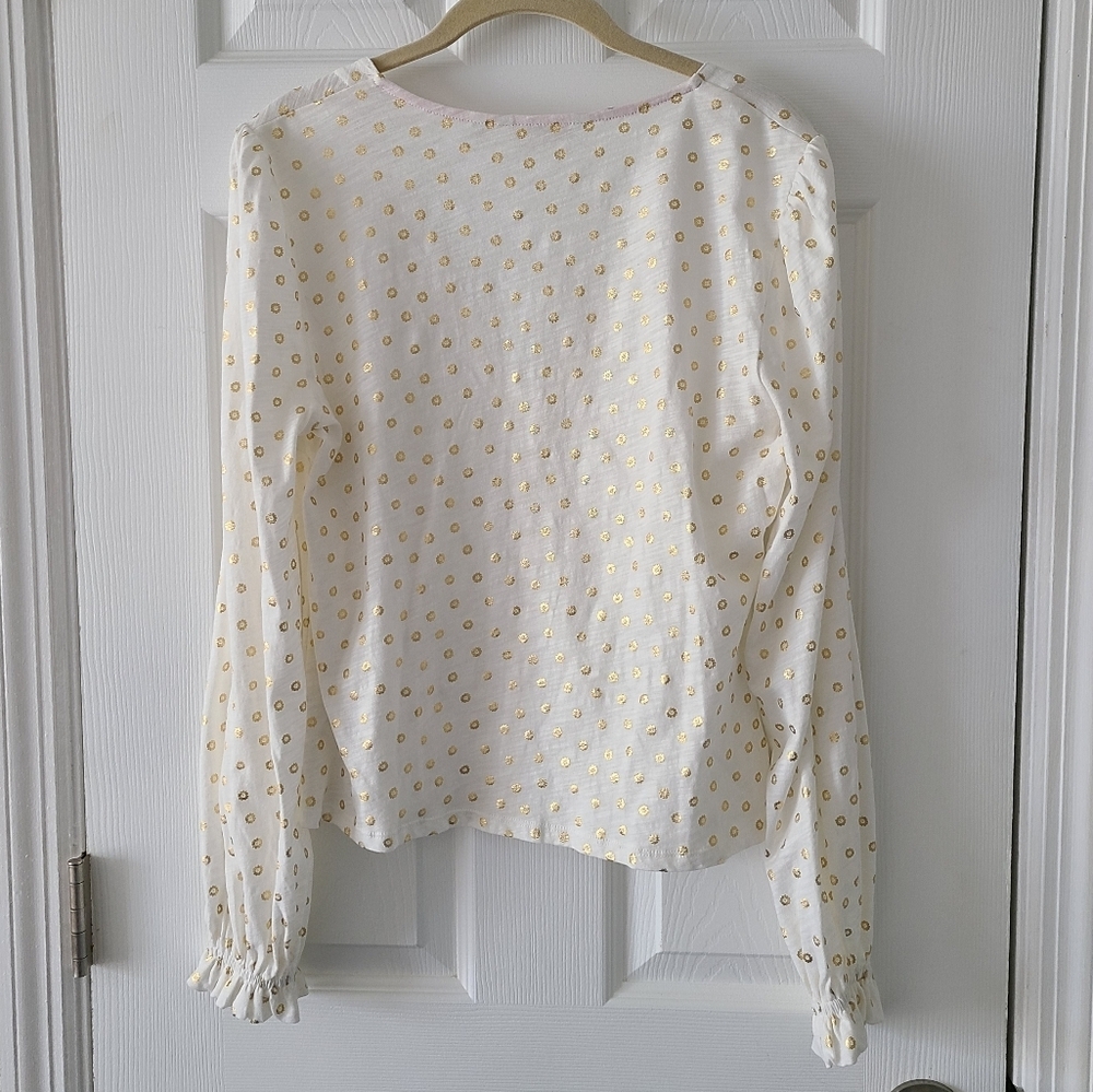 Boden Button Front Top - Picture 3 of 6